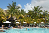 Main pool of the Shandrani Hotel