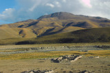 Stone livestock enclosure on the valley floor