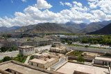 View southeast from Potola Palace towards Barkhor