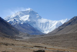 Cyclist returning from Everest Base Camp