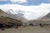 Everest Base Camp, a collection of tents with souvenirs and refreshments