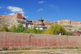 Pelkor Chöde Monastery from outside the southwestern wall