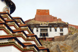 Kadampa Tratsang on the hill behind the Kumbum