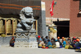 Eastern courtyard of Sakya Monastery