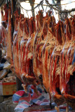 Butcher market, Old Town Shigatse