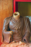 An unfinshed Buddha statue