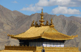 Gilded roof of the Tomb of the 10th Panchen Lama, 1989