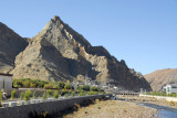 Shegar is dominated by an impressive fortress, Shegar Dzong