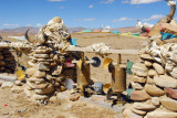 Wind-powered prayer wheels, Tong-la Pass (5120m)