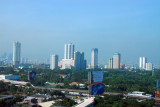 View west from Crowne Plaza to Wack Wack