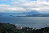 Lake Taal, a freshwater lake formed inside a large caldera