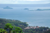 Barangay Leynes with Lake Taal