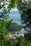 Village of Leynes through the trees