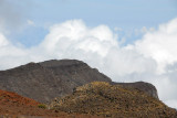 A second summit above the crater of Mount Haleakala