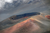 Most distince of the many cinder cones on the crater floor, Mount Haleakala