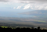 View of the south shore of Maui at Kihei from the Haleakala Road