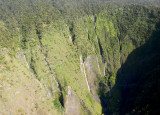 Manawainui Valley from the air, Mt Haleakala, Maui