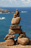 Fancy stone cairn, Maui