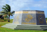 Multi-service monument at Asan Beach - Grateful Chamorros Remember