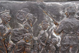 Bronze relief memorial at Asan Bay Overlook - the Japanese Occupation
