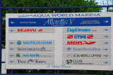 Dive boats for Apra Harbor wrecks leave from Aqua World Marina