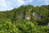 Cliffs at the north end of Guam