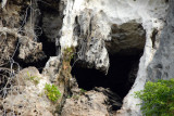 Natural limestone cliff at the north end of Guam