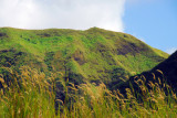 Volcanic peaks above Merizo rise to 1200 ft