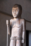 Male sculpture, Ngarachamayong Cultural Center, Koror