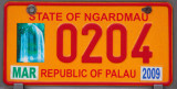 Palau License Plate - State of Ngardmau