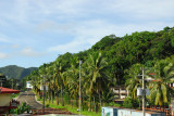 Main street of Malakal Island, Palau