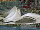 Model of the Dubai Opera House