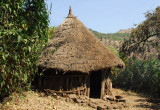 Thatched Ethiopian hut