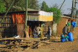 Roadside village heading north from Bahir Dar