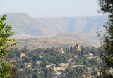 View of the Royal Enclosure in the distance from Empress Mentewabs Palace