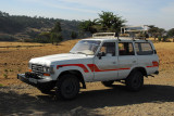 The Landcruiser for the drive to the Simien Mountains and later to Axum
