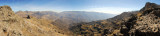 Panorama of Ras Dashen, the highest mountain in Ethiopia