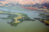 Debre Maryam and the mouth of the Blue Nile, Lake Tana, Ethiopia