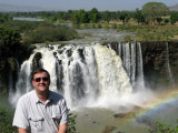Keith with the Blue Nile Falls