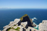 Cape Point with Cape Hangklip in the distance on the opposite side of False Bay