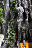 Stalctites and pillars, Batu Caves