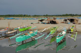 Outrigger fishing boats, La Paz (Laoag)