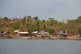 Small village on the west end of Uson Island