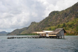 Commercial pearl farm west of Sangat Island, Coron Bay