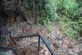 Steps leading to Kayangan Lake - slippery when wet!