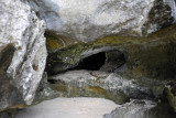 Narrow entrance to Cudugman Cave