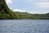 Isolated village on mainland Palawan behind Snake Island