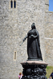 Salisbury Tower and Queen Victoria statue