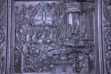 Panel from Filarete's 1445 bronze door showing the Martyrdom of St. Peter