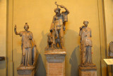 Early Hellenistic Silen (center), Roman (Trajan) Museo Chiaramonti (inv 1441)